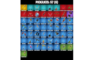 UNIQUE - Harley Hitter , Joltara [36 Skins, 250 Vbucks, 57 Axes, 43 Emotes, 39 Gliders and MORE!]