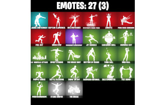 UNIQUE - Manic , Emma Frost [26 Skins, 300 Vbucks, 40 Axes, 27 Emotes, 30 Gliders and MORE!]