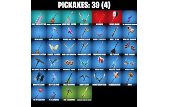 UNIQUE - Godzilla Evolved,  Shadow Blade Hope [30 Skins, 300 Vbucks, 39 Axes, 27 Emotes, 34 Gliders and MORE!]