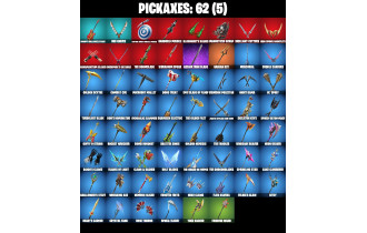UNIQUE - Gwenpool, Peelverine [39 Skins, 150 Vbucks, 62 Axes, 46 Emotes, 48 Gliders and MORE!]