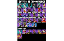 UNIQUE - Dreamer [28 Skins, 32 Axes, 27 Emotes, 19 Gliders and MORE!]