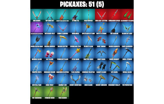 UNIQUE - Dynamo TNTina, Undercover Skye [29 Skins, 200 Vbucks, 51 Axes, 28 Emotes, 32 Gliders and MORE!]
