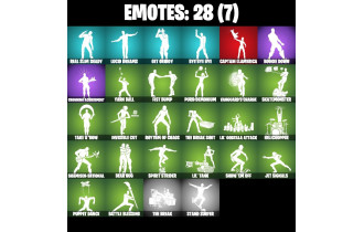 UNIQUE - Dynamo TNTina, Undercover Skye [29 Skins, 200 Vbucks, 51 Axes, 28 Emotes, 32 Gliders and MORE!]
