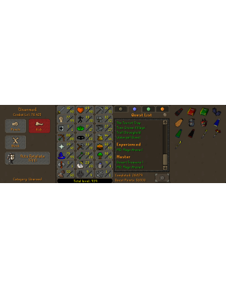 Pure - 1 DEF | TTL: 939 | CL: 76 | QP: 51 [Fire Cape, Ava's, Mithril Gloves, MA1 & MA2, DT1, 99 MAGE, 99 STR, God Book + MORE!]