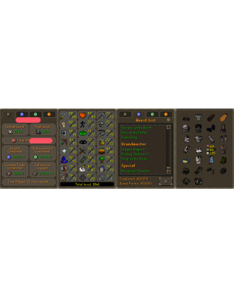 Main | TTL: 1846 | CL: 109 | QP: 301 [Fire Cape, B Gloves, Ava's, MM2, MM1, DS2, Void, Torso, SOTE, Mithril Gloves + MORE!]