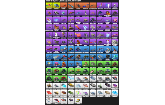 UNIQUE - IKONIK, Scenario [154 Skins, 49300 Vbucks, 179 Axes, 174 Emotes, 135 Gliders and MORE!]