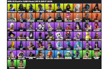 UNIQUE - IKONIK, Scenario  [62 Skins, 19500 Vbucks, 70 Axes, 68 Emotes, 62 Gliders and MORE!]