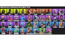 UNIQUE - IKONIK, Scenario  [38 Skins, 4200 Vbucks, 102 Axes, 85 Emotes, 85 Gliders and MORE!]
