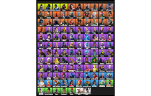 UNIQUE - IKONIK,  Scenario [116 Skins,145 Axes, 113 Emotes, 134 Gliders and MORE!]