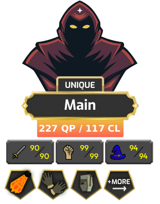 Main | TTL: 1787 | CL: 117 | QP: 227 [Fire Cape, B Gloves, Rigour, Augury, Ava's, MM2, MM1, DS2, Mithril Gloves + MORE!]