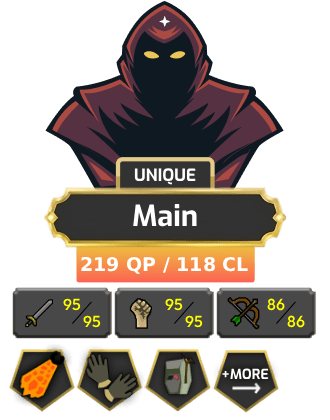 Main | TTL: 1738 | CL: 118 | QP: 219 [Fire Cape, B Gloves, Ava's, MM1, DS2, Mithril Gloves, Lunars, DT1, Piety + MORE!]