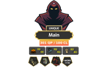 Main | TTL: 1751 | CL: 100 | QP: 301 [B Gloves, Ava's, MM1, DS2, SOTE, Mithril Gloves, Lunars, DT1, Graceful + MORE!]