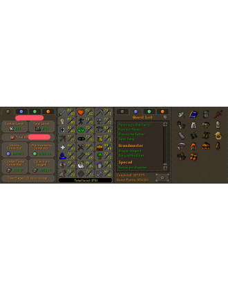 Main | TTL: 1751 | CL: 100 | QP: 301 [B Gloves, Ava's, MM1, DS2, SOTE, Mithril Gloves, Lunars, DT1, Graceful + MORE!]