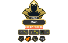 Main | TTL: 1816 | CL: 123 | QP: 296 [Avernic Defender, Fire Cape, B Gloves, Rigour, Ava's, Max POH, MM2, MM1, DS2 + MORE!]