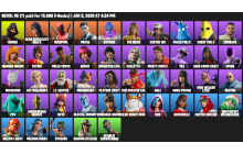 UNIQUE - IKONIK, Scenario [45 Skins, 15600 Vbucks, 63 Axes, 75 Emotes, 49 Gliders and MORE!]