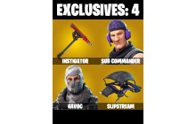 UNIQUE - Havoc , Sub Commander  [2 Skins, 1 Axes, 1 Glider and MORE!]