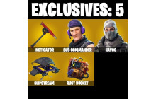 UNIQUE - Havoc , Rust Bucket  [2 Skins, 1 Axes, 1 Glider and MORE!]