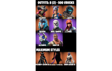 UNIQUE - Lynx, Calamity [8 Skins, 500 Vbucks, 8 Axes, 9 Emotes,13 Gliders and MORE!]