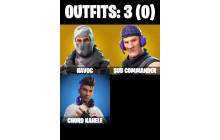 UNIQUE - Havoc, Sub Commander [3 Skins, 3 Axes, 1 Emotes, 5 Gliders and MORE!]