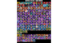 UNIQUE -  Star Wand, Candy Axe [147 Skins, 1050 Vbucks, 219 Axes, 159 Emotes, 163 Gliders and MORE!]