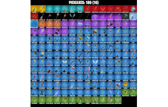 UNIQUE - Iridia Vayne, Carletta [112 Skins, 2300 Vbucks, 180 Axes, 110 Emotes, 123 Gliders and MORE!]