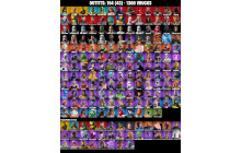 UNIQUE - Black Adam , The Silencer  [154 Skins, 1300 Vbucks, 169 Axes, 116 Emotes,123 Gliders and MORE!]