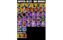 UNIQUE -  The Reaper , Elite Agent [32 Skins, 350 Vbucks, 20 Axes, 21 Emotes, 26 Gliders and MORE!]