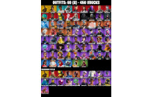 UNIQUE - Rambunctious,  Take The L [69 Skins, 450 Vbucks, 101 Axes, 100 Emotes, 106 Gliders and MORE!]