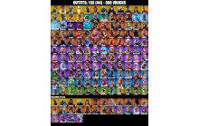 UNIQUE - The Reaper , Fresh  [132 Skins, 350 Vbucks, 129 Axes, 136 Emotes, 117 Gliders and MORE!]