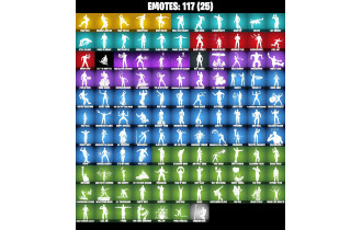 UNIQUE - Trailblazer , Take The Elf  [173 Skins, 600 Vbucks, 146 Axes, 117 Emotes, Take The L 117 Gliders and MORE!]