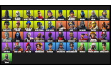 UNIQUE - OG Skull Trooper, Black Knight [40 Skins, 24 Axes, 30 Emotes, 32 Gliders and MORE!]