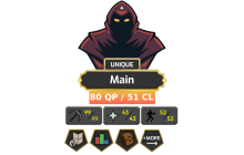Main | Starter | TTL: 744 | CL: 51 | QP: 80 [Pets, 99 MINING + MORE!]