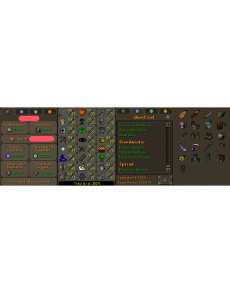Main | TTL: 1869 | CL: 117 | QP: 324 [Fire Cape, B Gloves, Rigour, Augury, Ava's, MM1, DS2, SOTE, Mithril Gloves + MORE!]