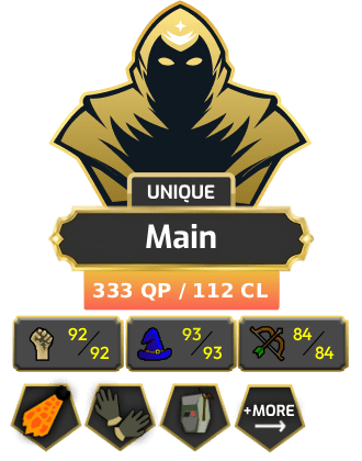 Main | TTL: 1785 | CL: 112 | QP: 333 [Fire Cape, B Gloves, Ava's, Quest Cape, MM2, MM1, DS2, Torso, DT2 + MORE!]