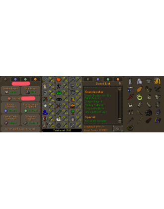 Main | TTL: 1785 | CL: 112 | QP: 333 [Fire Cape, B Gloves, Ava's, Quest Cape, MM2, MM1, DS2, Torso, DT2 + MORE!]