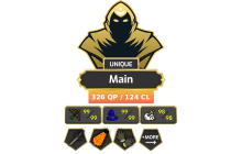 Main | Staker | TTL: 1952 | CL: 124 | QP: 326 [Max Melee, Avernic Defender, Fire Cape, B Gloves, Rigour, Augury, Ava's + MORE!]