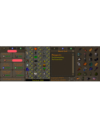 Main | Staker | TTL: 2002 | CL: 125 | QP: 333 [Max Melee, Dizana's Quiver, Avernic Defender, Fire Cape, B Gloves + MORE!]