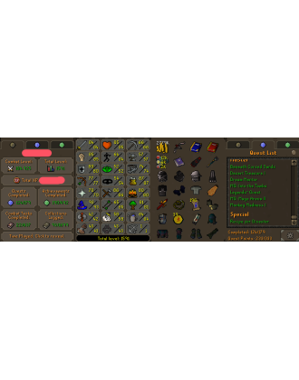 Main | Starter | TTL: 1591 | CL: 104 | QP: 233 [Fire Cape, B Gloves, Ava's, MM1, Void, Torso, Mithril Gloves, MA1 & MA2 + MORE!]