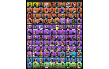UNIQUE - IKONIK, Scenario [120 Skins, 95 Axes, 109 Emotes, 86 Gliders and MORE!]