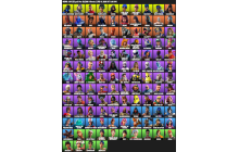 UNIQUE - IKONIK,  Scenario [123 Skins, 120 Axes, 126 Emotes, 86 Gliders and MORE!]
