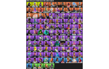 UNIQUE - IKONIK, Scenario [115 Skins, 148 Axes, 132 Emotes, 128 Gliders and MORE!]