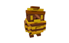 Gilded Choc Easter Egg Chick [Grow A Garden]
