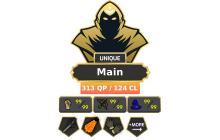 Main | TTL: 1917 | CL: 124 | QP: 313 [Avernic Defender, Fire Cape, B Gloves, Rigour, Augury, Ava's, Max POH + MORE!]