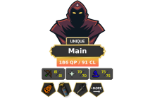 Main | Starter | TTL: 1490 | CL: 91 | QP: 186 [Infernal, Dizana's Quiver, Avernic Defender, B Gloves, Ava's, MM1 + MORE!]