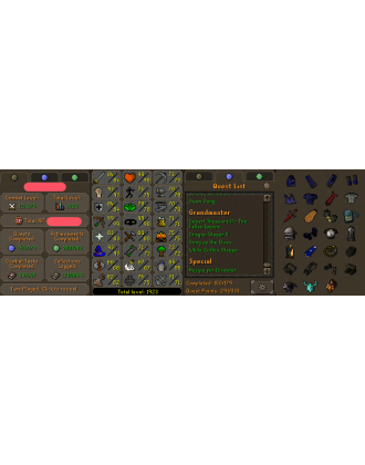 Main | TTL: 1923 | CL: 113 | QP: 291 [Fire Cape, B Gloves, Rigour, Augury, Ava's, MM1, DS2, Void, Torso, DT2, SOTE + MORE!]