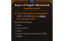 Aspect of Angelic Masterwork [Max Roll]
