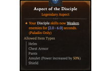 Aspect of the Disciple [Max Roll]