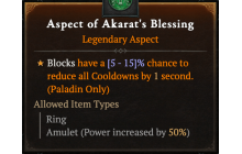 Aspect of Akarat's Blessing [Max Roll]