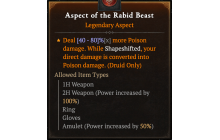 Aspect of the Rabid Beast [Max Roll]