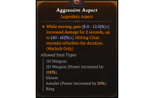 Aggressive Aspect [Max Roll]